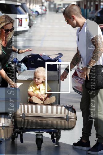 Marbella 26 juli 2018
Andre Hazes en zijn vriendin Monique en zoontje Dre vieren vakantie met Monique haar ouders in een villa van vrienden
