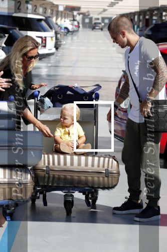 Marbella 26 juli 2018
Andre Hazes en zijn vriendin Monique en zoontje Dre vieren vakantie met Monique haar ouders in een villa van vrienden