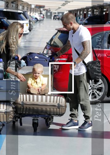 Marbella 26 juli 2018
Andre Hazes en zijn vriendin Monique en zoontje Dre vieren vakantie met Monique haar ouders in een villa van vrienden