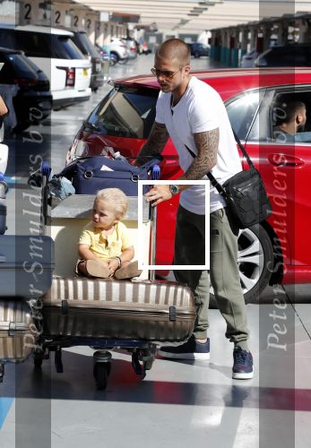Marbella 26 juli 2018
Andre Hazes en zijn vriendin Monique en zoontje Dre vieren vakantie met Monique haar ouders in een villa van vrienden