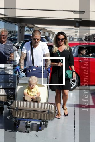 Marbella 26 juli 2018
Andre Hazes en zijn vriendin Monique en zoontje Dre vieren vakantie met Monique haar ouders in een villa van vrienden