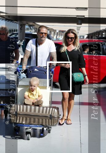 Marbella 26 juli 2018
Andre Hazes en zijn vriendin Monique en zoontje Dre vieren vakantie met Monique haar ouders in een villa van vrienden