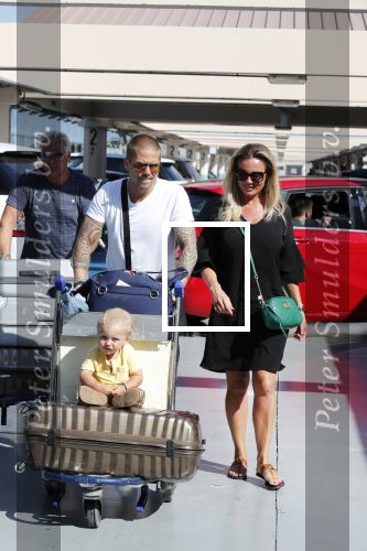 Marbella 26 juli 2018
Andre Hazes en zijn vriendin Monique en zoontje Dre vieren vakantie met Monique haar ouders in een villa van vrienden
