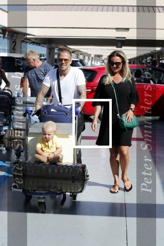 Marbella 26 juli 2018
Andre Hazes en zijn vriendin Monique en zoontje Dre vieren vakantie met Monique haar ouders in een villa van vrienden
