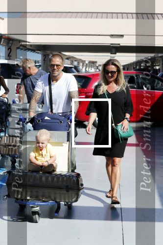 Marbella 26 juli 2018
Andre Hazes en zijn vriendin Monique en zoontje Dre vieren vakantie met Monique haar ouders in een villa van vrienden