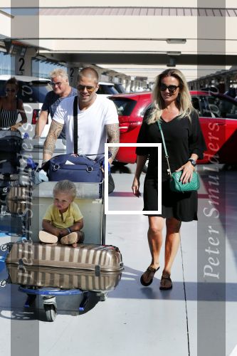 Marbella 26 juli 2018
Andre Hazes en zijn vriendin Monique en zoontje Dre vieren vakantie met Monique haar ouders in een villa van vrienden