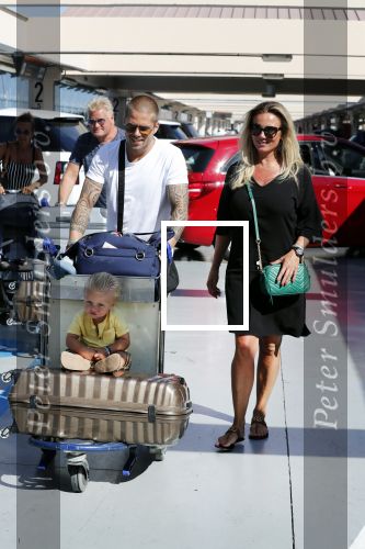 Marbella 26 juli 2018
Andre Hazes en zijn vriendin Monique en zoontje Dre vieren vakantie met Monique haar ouders in een villa van vrienden