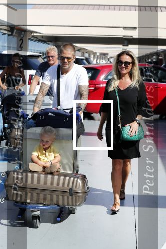Marbella 26 juli 2018
Andre Hazes en zijn vriendin Monique en zoontje Dre vieren vakantie met Monique haar ouders in een villa van vrienden
