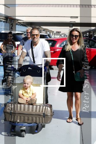 Marbella 26 juli 2018
Andre Hazes en zijn vriendin Monique en zoontje Dre vieren vakantie met Monique haar ouders in een villa van vrienden