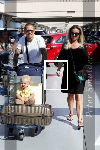 Marbella 26 juli 2018
Andre Hazes en zijn vriendin Monique en zoontje Dre vieren vakantie met Monique haar ouders in een villa van vrienden