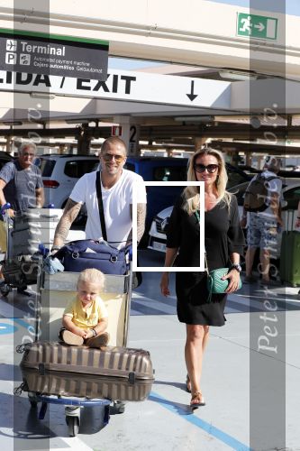 Marbella 26 juli 2018
Andre Hazes en zijn vriendin Monique en zoontje Dre vieren vakantie met Monique haar ouders in een villa van vrienden