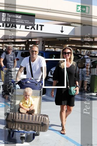 Marbella 26 juli 2018
Andre Hazes en zijn vriendin Monique en zoontje Dre vieren vakantie met Monique haar ouders in een villa van vrienden