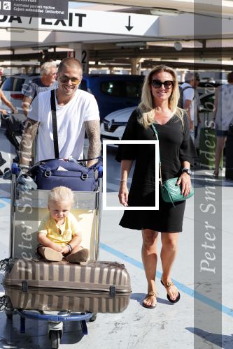 Marbella 26 juli 2018
Andre Hazes en zijn vriendin Monique en zoontje Dre vieren vakantie met Monique haar ouders in een villa van vrienden