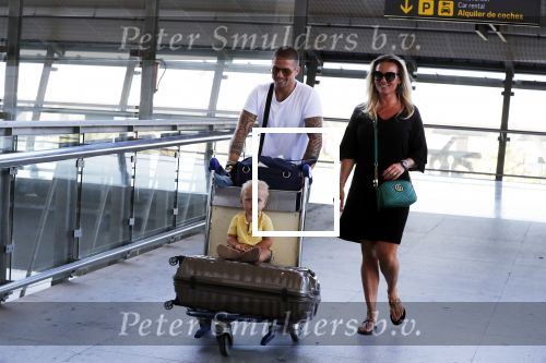 Marbella 26 juli 2018
Andre Hazes en zijn vriendin Monique en zoontje Dre vieren vakantie met Monique haar ouders in een villa van vrienden