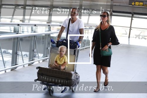 Marbella 26 juli 2018
Andre Hazes en zijn vriendin Monique en zoontje Dre vieren vakantie met Monique haar ouders in een villa van vrienden