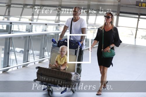 Marbella 26 juli 2018
Andre Hazes en zijn vriendin Monique en zoontje Dre vieren vakantie met Monique haar ouders in een villa van vrienden