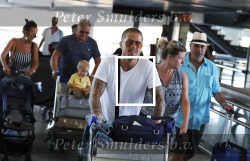 Marbella 26 juli 2018
Andre Hazes en zijn vriendin Monique en zoontje Dre vieren vakantie met Monique haar ouders in een villa van vrienden