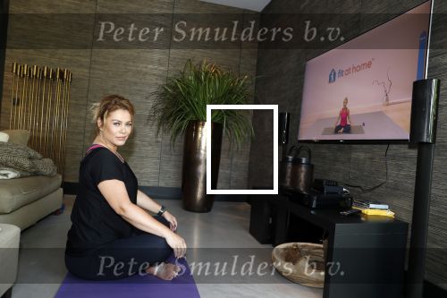 Utrecht 17 juli 2018
Antje Monteiro fitness video s in haar huis.