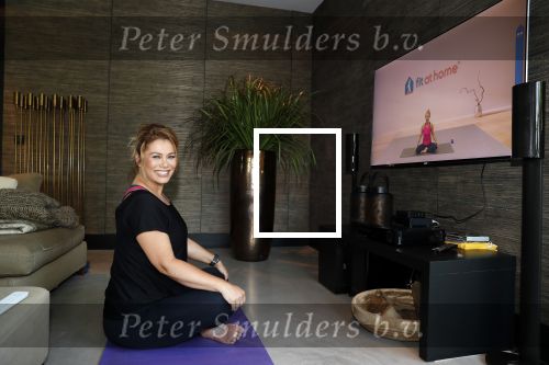 Utrecht 17 juli 2018
Antje Monteiro fitness video s in haar huis.