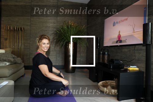 Utrecht 17 juli 2018
Antje Monteiro fitness video s in haar huis.