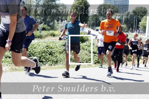 Amsterdam 1 juli 2018
Edwin Evers Run bij het science park met vele bners. Aran bade