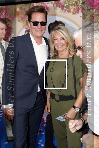 Amsterdam 17 juli 2018
Premiere Mamma mia in Tuschinski. Carla Sluyter met een kennis