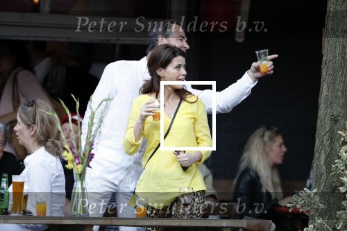 Amsterdam 13 juli 2018
Carolien de Bruijn en Erik de Vogel op een terras.