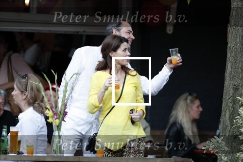 Amsterdam 13 juli 2018
Carolien de Bruijn en Erik de Vogel op een terras.