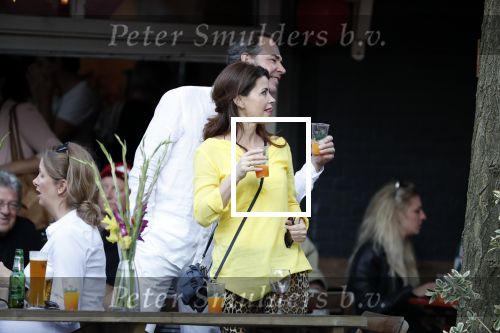 Amsterdam 13 juli 2018
Carolien de Bruijn en Erik de Vogel op een terras.