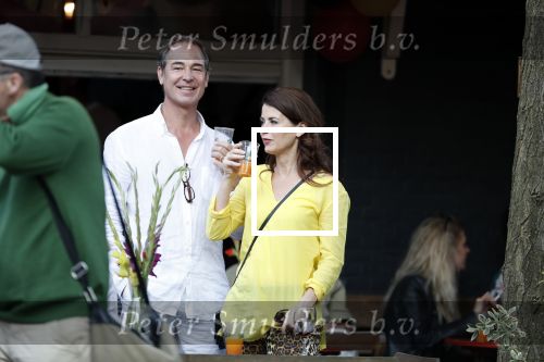 Amsterdam 13 juli 2018
Carolien de Bruijn en Erik de Vogel op een terras.