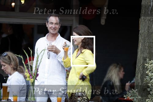 Amsterdam 13 juli 2018
Carolien de Bruijn en Erik de Vogel op een terras.