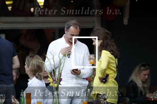 Amsterdam 13 juli 2018
Carolien de Bruijn en Erik de Vogel op een terras.