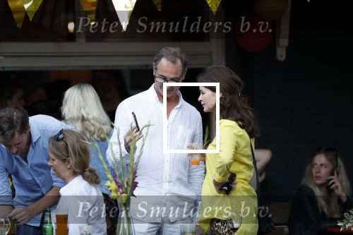 Amsterdam 13 juli 2018
Carolien de Bruijn en Erik de Vogel op een terras.