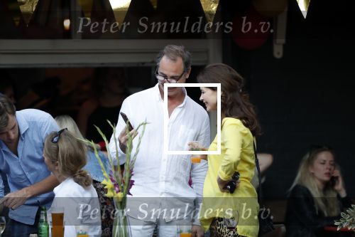 Amsterdam 13 juli 2018
Carolien de Bruijn en Erik de Vogel op een terras.