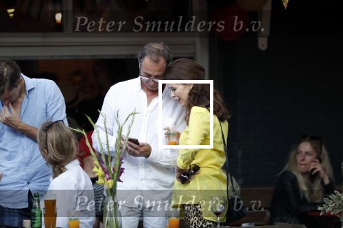 Amsterdam 13 juli 2018
Carolien de Bruijn en Erik de Vogel op een terras.