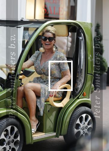 Amsterdam 21 juli 2018
Connie Witteman in haar Connieâ€™s creative Car Concept karretje op de pc hooftstraat.
