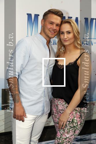 Amsterdam 17 juli 2018
Premiere Mamma mia in Tuschinski. Dave Dekker met vriendin