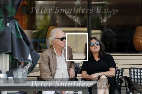 Amsterdam 4 juli 2018
Eddy habbema met vrouw op terras.