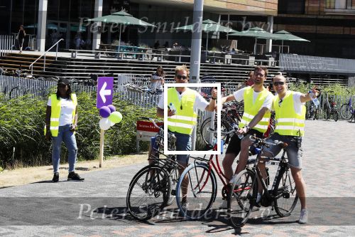 Amsterdam 1 juli 2018
Edwin Evers Run bij het science park met vele bners.