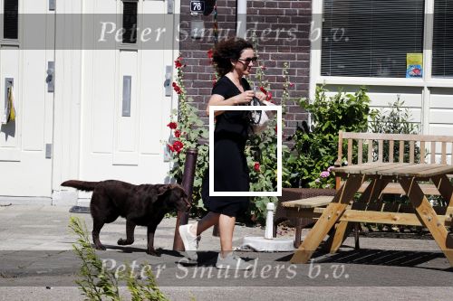 Amsterdam 1 juli 2018
Femke Halsema doet boodschappen en wandelt met haar hond.