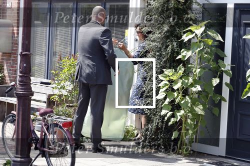 Amsterdam 12 juli 2018
Femke Halsema wordt thuis opgehaald en naar de stopera gebracht waar ze geinstalleerd wordt tot Burgemeester van Amsterdam.