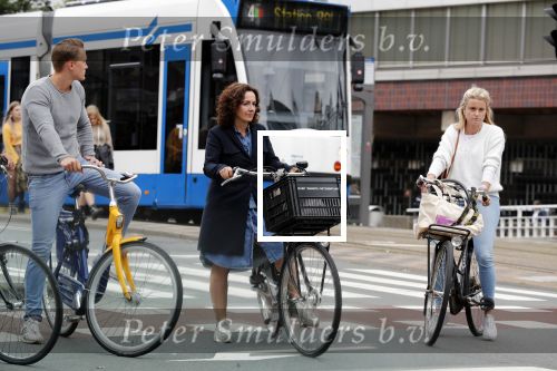 Amsterdam 19 juni 2018
Femke Halsema op haar fiets.