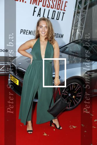 Amsterdam 30 juli 2018
Premiere Mission Impossible in Pathe Arena. Fleur Fabienne en Silke Hajunga