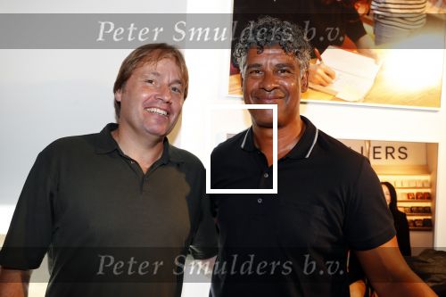 Amsterdam 7 juli 2018
Boekpresentatie Sjaak Swart bij Scheltema. Robbie Witschge Frank Rijkaard Frank de Boer en Johnny Heitinga
