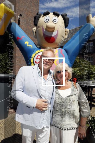 Amsterdam 15 juli 2018
Frits Huffnagel feestje voor zijn 50e verjaardag bij hotel the Grand. Frits met Willeke Alberti