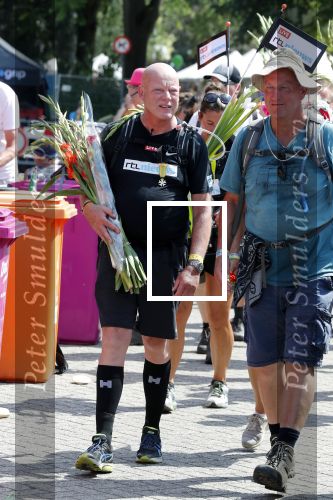 Nijmegen 20 juli 2018
Frits Wester loopt de vierdaagse van Nijmegen.