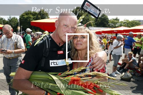 Nijmegen 20 juli 2018
Frits Wester loopt de vierdaagse van Nijmegen. Frits zijn vriendin Birgitta stond bij de finish.