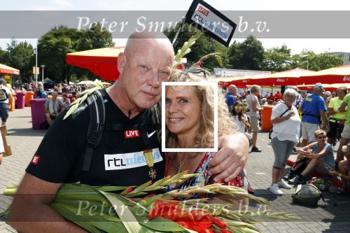 Nijmegen 20 juli 2018
Frits Wester loopt de vierdaagse van Nijmegen. Frits zijn vriendin Birgitta stond bij de finish.