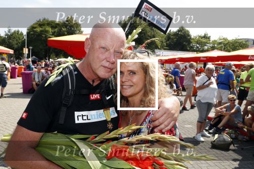 Nijmegen 20 juli 2018
Frits Wester loopt de vierdaagse van Nijmegen. Frits zijn vriendin Birgitta stond bij de finish.