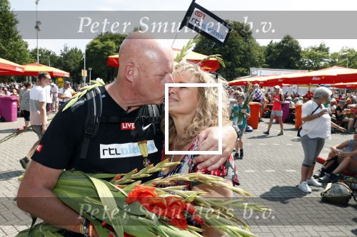 Nijmegen 20 juli 2018
Frits Wester loopt de vierdaagse van Nijmegen. Frits zijn vriendin Birgitta stond bij de finish.